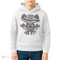 Yoga Yoga Frog Mandala Meditation Class Teacher Gift Kids Hoodie thumb 4