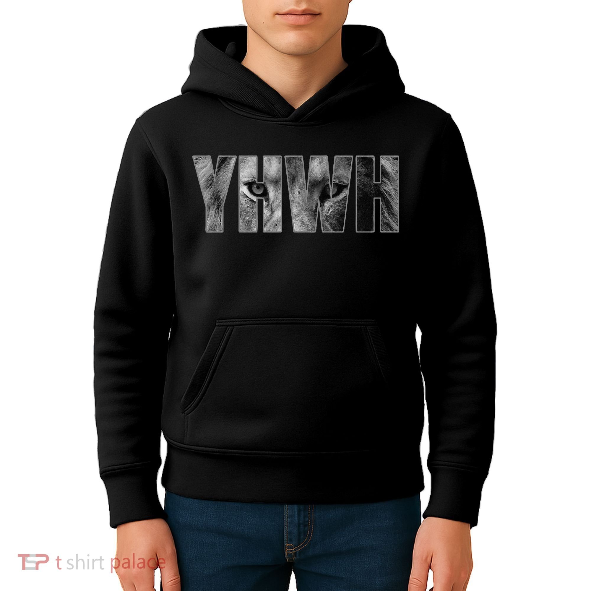 YHWH Yahweh God Lion Clothing Kids Hoodie