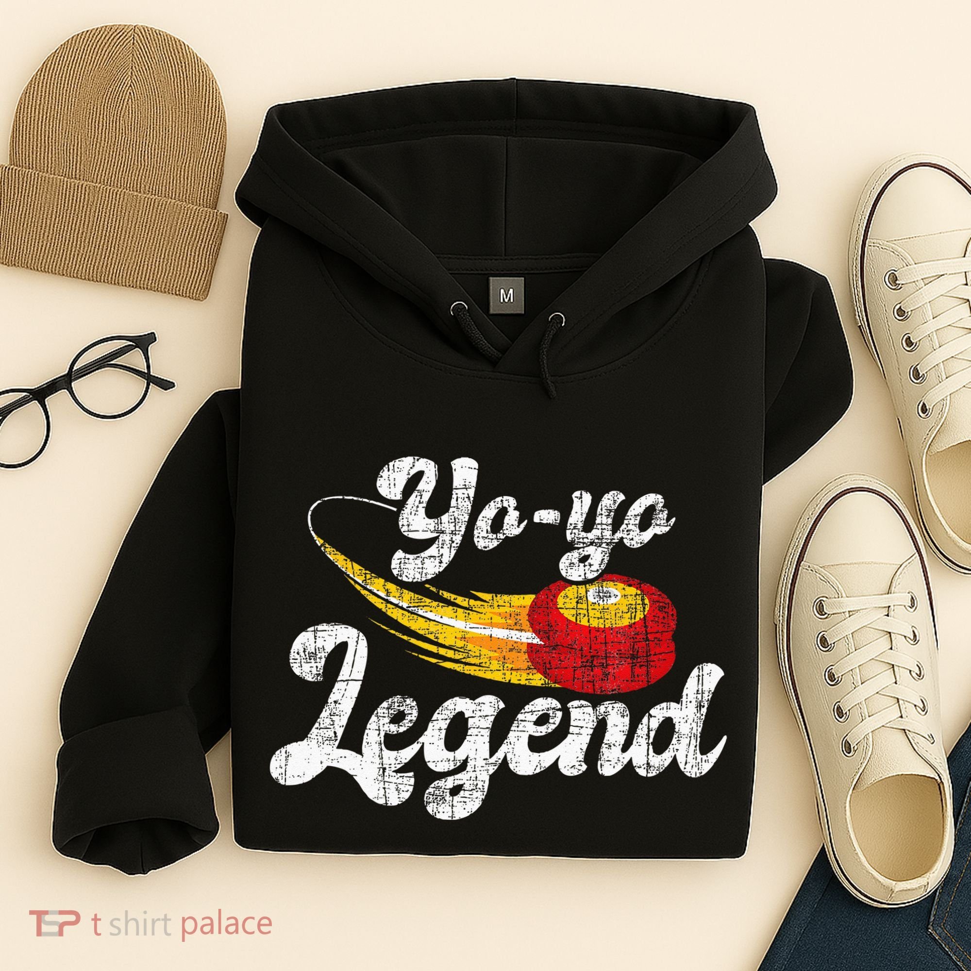 Yo Yo Legend Yoyo Master Tricks Competition Pastime Game Hoodie