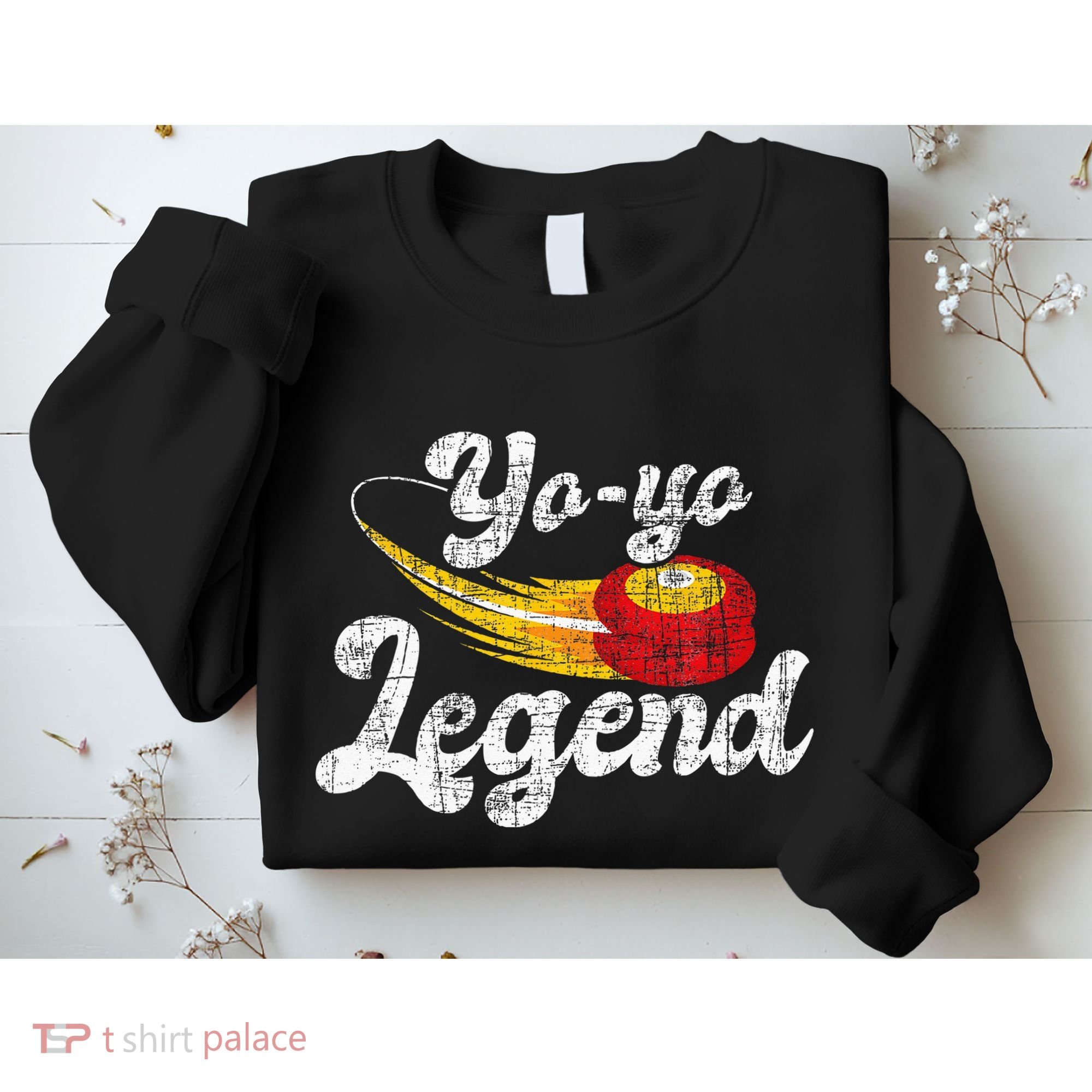 Yo Yo Legend Yoyo Master Tricks Competition Pastime Game Sweatshirt