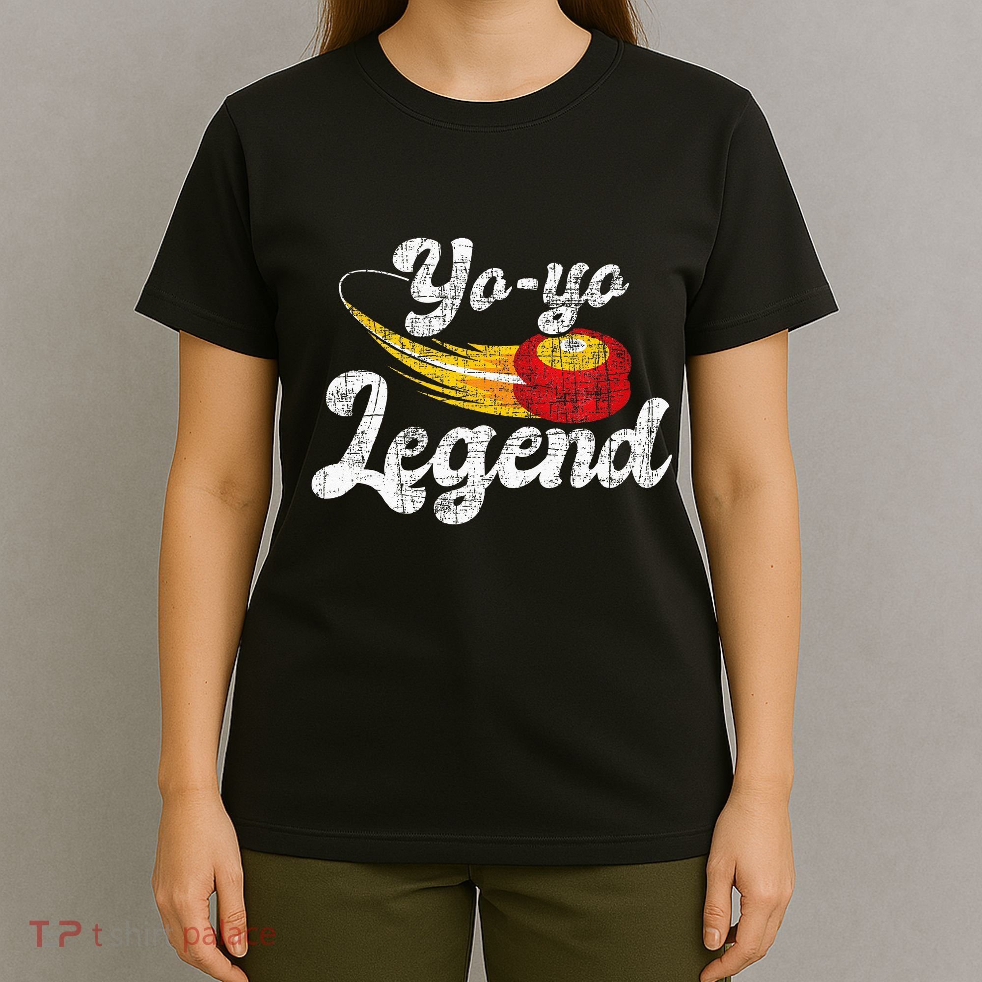 Yo Yo Legend Yoyo Master Tricks Competition Pastime Game T-Shirt