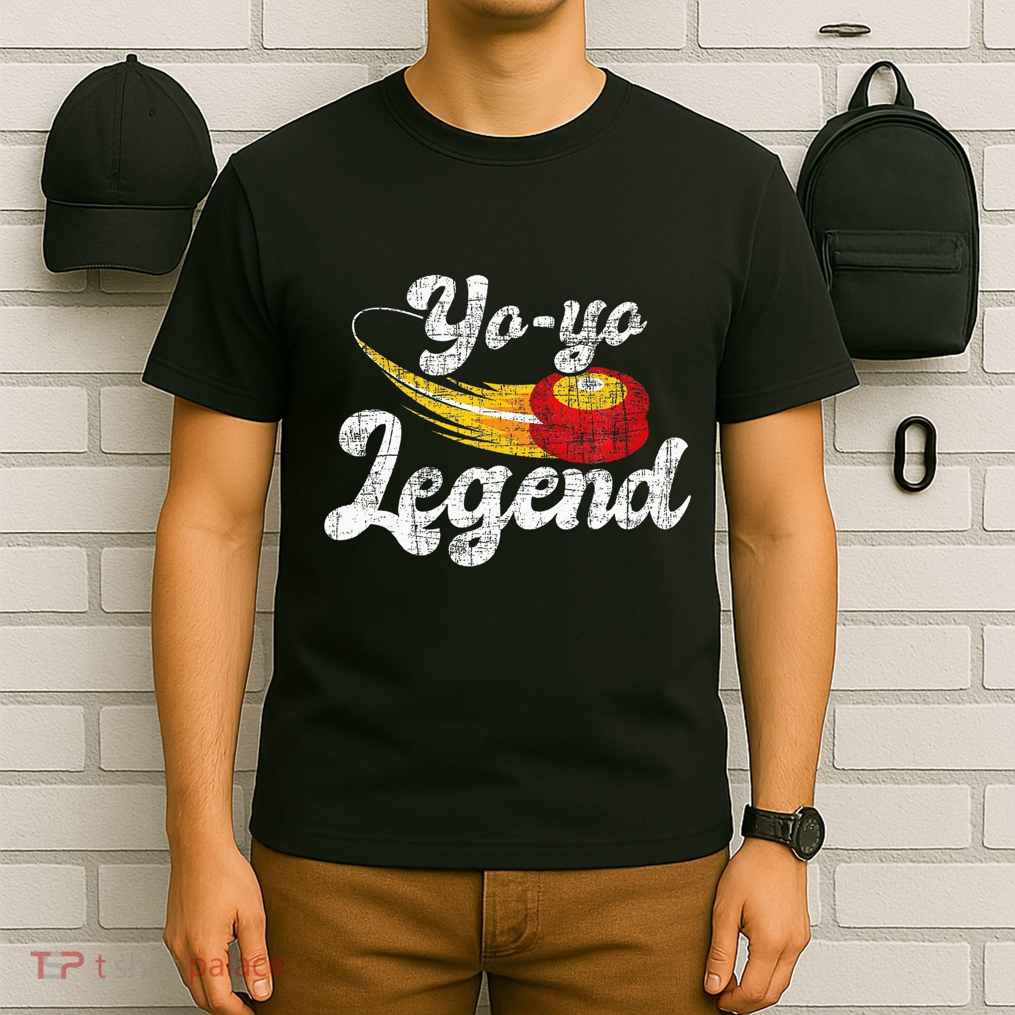 Yo Yo Legend Yoyo Master Tricks Competition Pastime Game T-Shirt