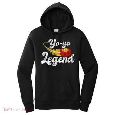 Yo Yo Legend Yoyo Master Tricks Competition Pastime Game Women's Hoodie