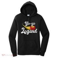 Yo Yo Legend Yoyo Master Tricks Competition Pastime Game Women's Hoodie thumb 0