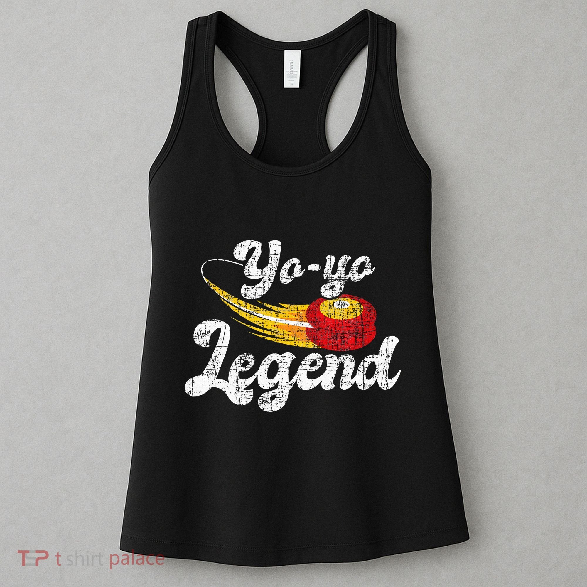 Yo Yo Legend Yoyo Master Tricks Competition Pastime Game Women's Tank Top