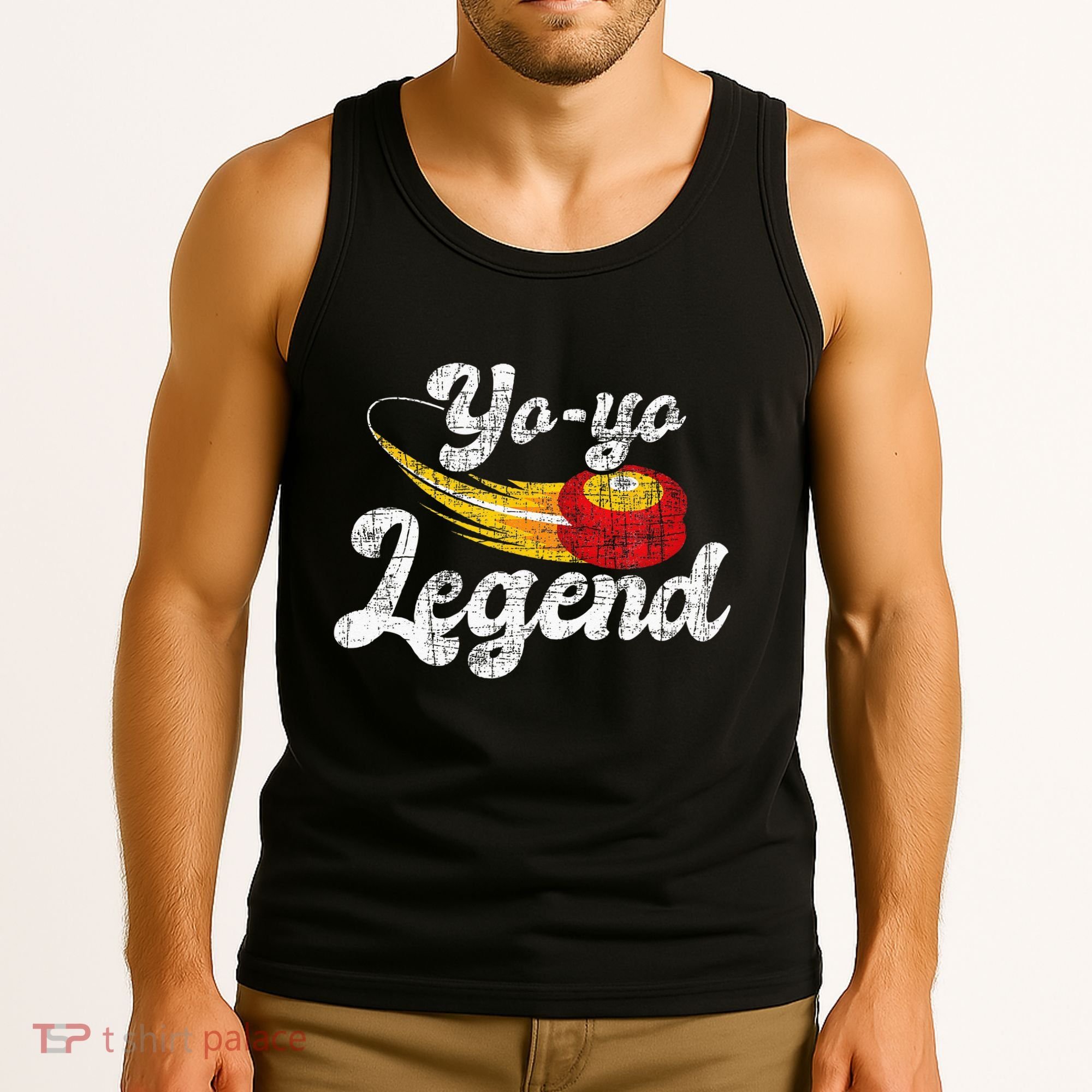 Yo Yo Legend Yoyo Master Tricks Competition Pastime Game Tank Top