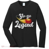 Yo Yo Legend Yoyo Master Tricks Competition Pastime Game Women's Long Sleeve Shirt thumb 0