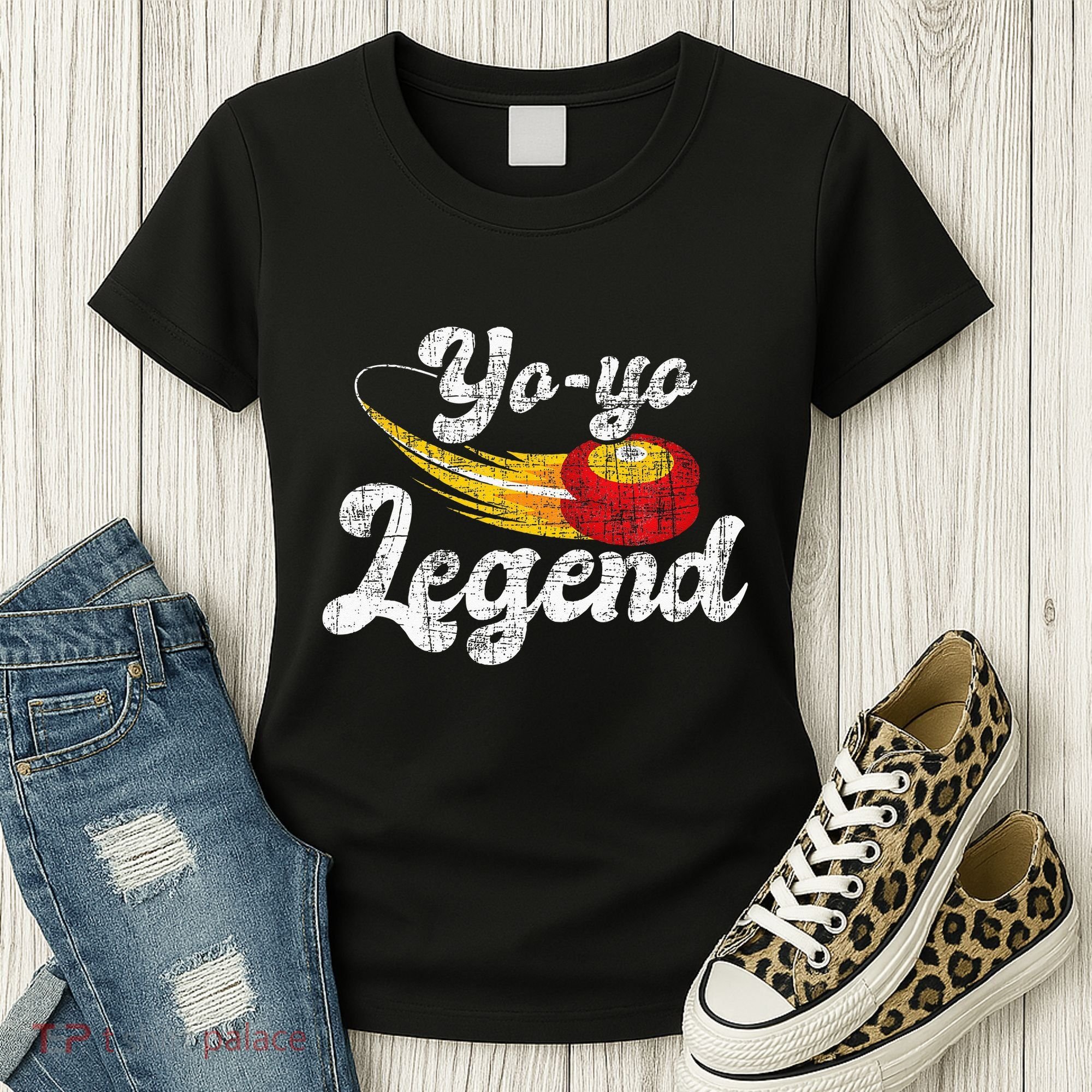 Yo Yo Legend Yoyo Master Tricks Competition Pastime Game Women's T-Shirt