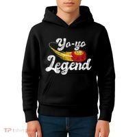 Yo Yo Legend Yoyo Master Tricks Competition Pastime Game Kids Hoodie thumb 4