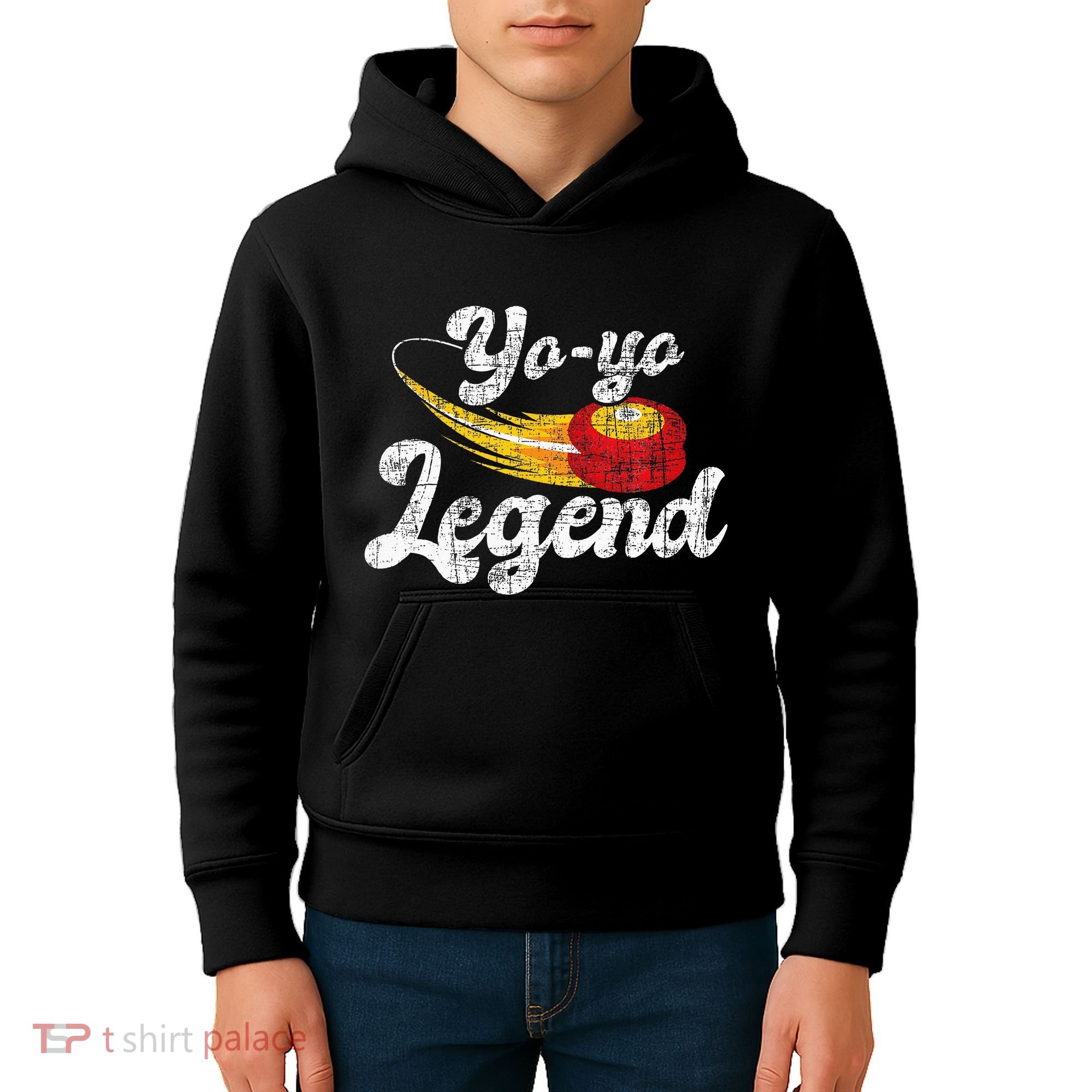 Yo Yo Legend Yoyo Master Tricks Competition Pastime Game Kids Hoodie