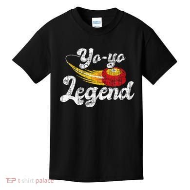 Yo Yo Legend Yoyo Master Tricks Competition Pastime Game Kids T-Shirt