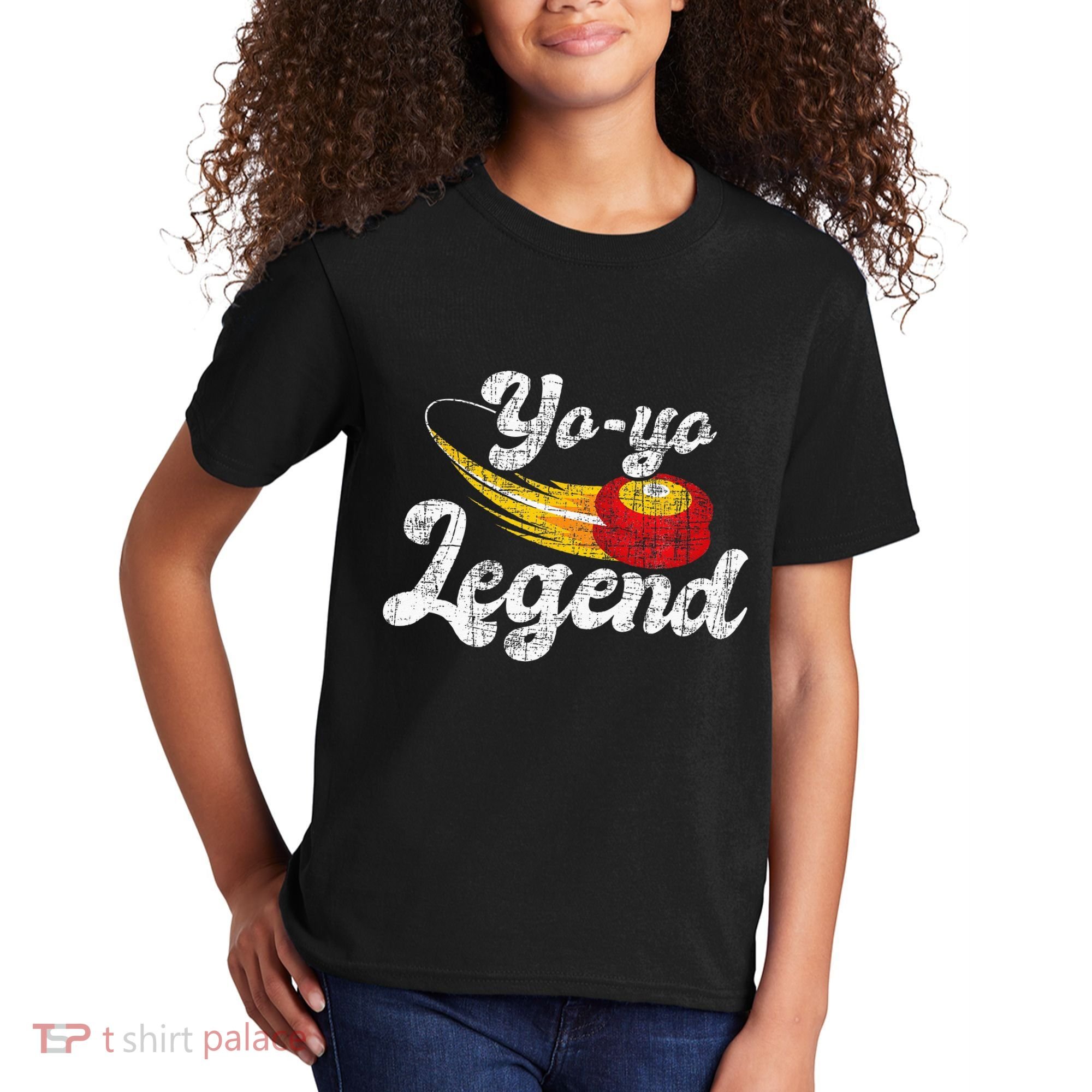 Yo Yo Legend Yoyo Master Tricks Competition Pastime Game Kids T-Shirt