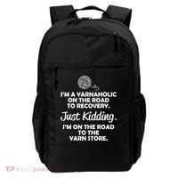 Yarnaholic Yarn Lover Knitting Crocheting Gift Backpack thumb 0