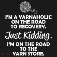 Yarnaholic Yarn Lover Knitting Crocheting Gift Ornament thumb 1