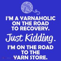 Yarnaholic Yarn Lover Knitting Crocheting Gift Apron thumb 3