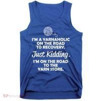 Yarnaholic Yarn Lover Knitting Crocheting Gift Tank Top thumb 0