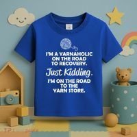 Yarnaholic Yarn Lover Knitting Crocheting Gift Toddler T-Shirt thumb 3