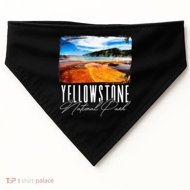 Yellowstone Yellowstone National Park USA-Made Doggie Bandana
