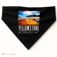 Yellowstone Yellowstone National Park USA-Made Doggie Bandana thumb 0
