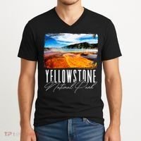Yellowstone Yellowstone National Park V-Neck T-Shirt thumb 2