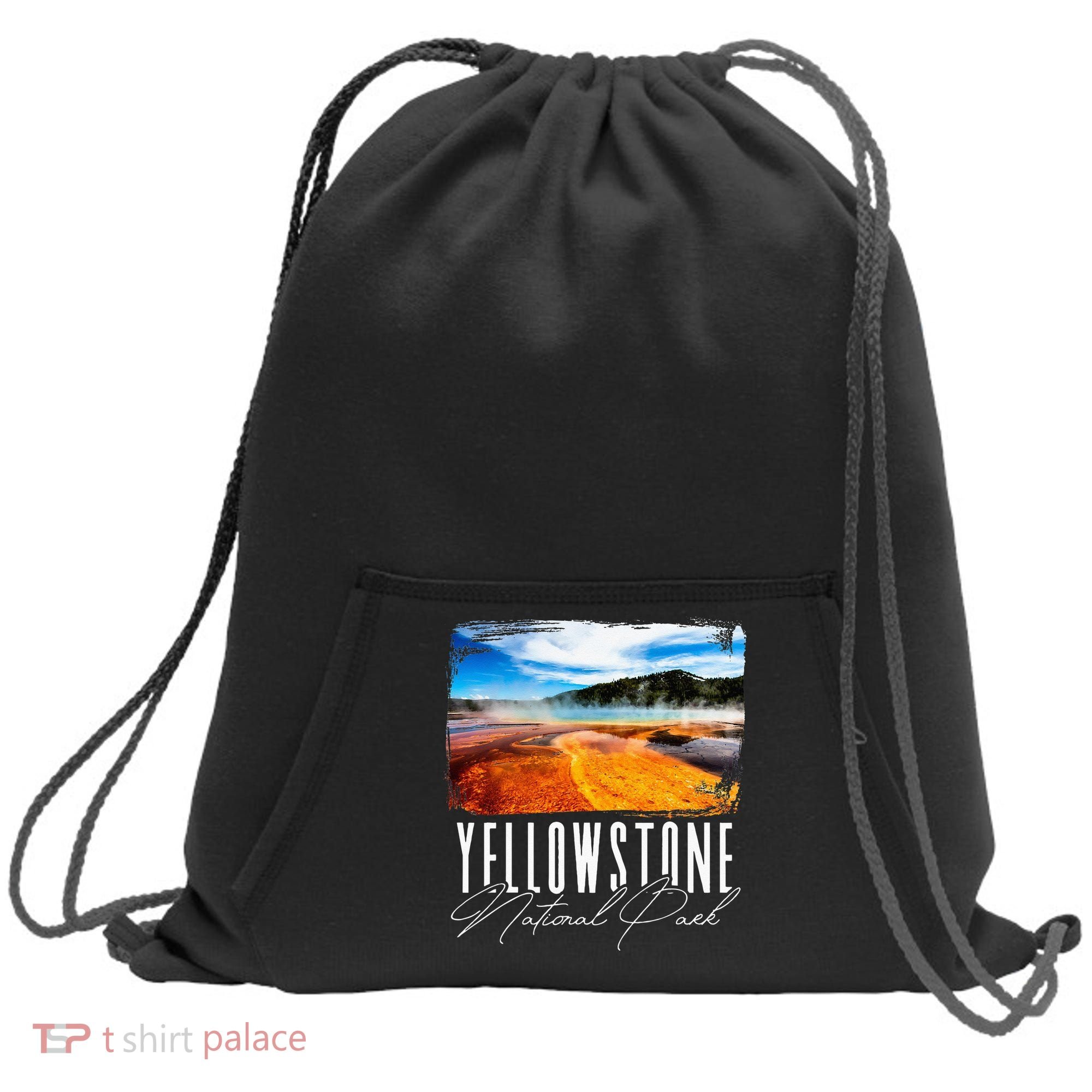 Yellowstone Yellowstone National Park Sweatshirt Cinch Pack Bag