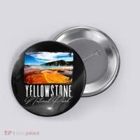 Yellowstone Yellowstone National Park Button thumb 0