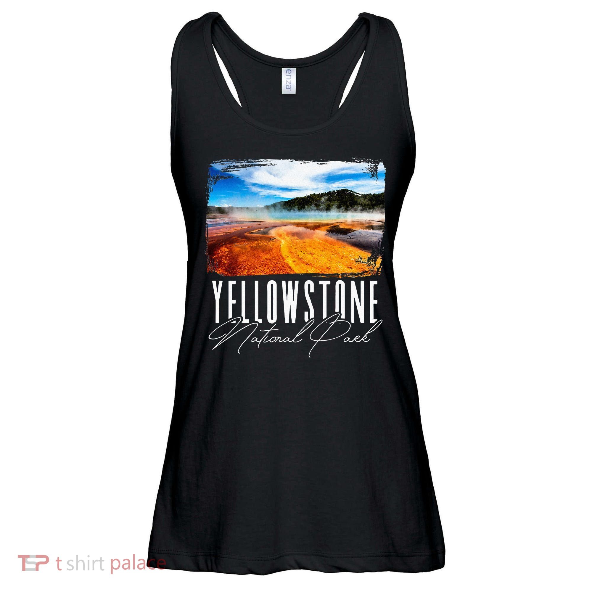 Yellowstone Yellowstone National Park Ladies Essential Flowy Tank