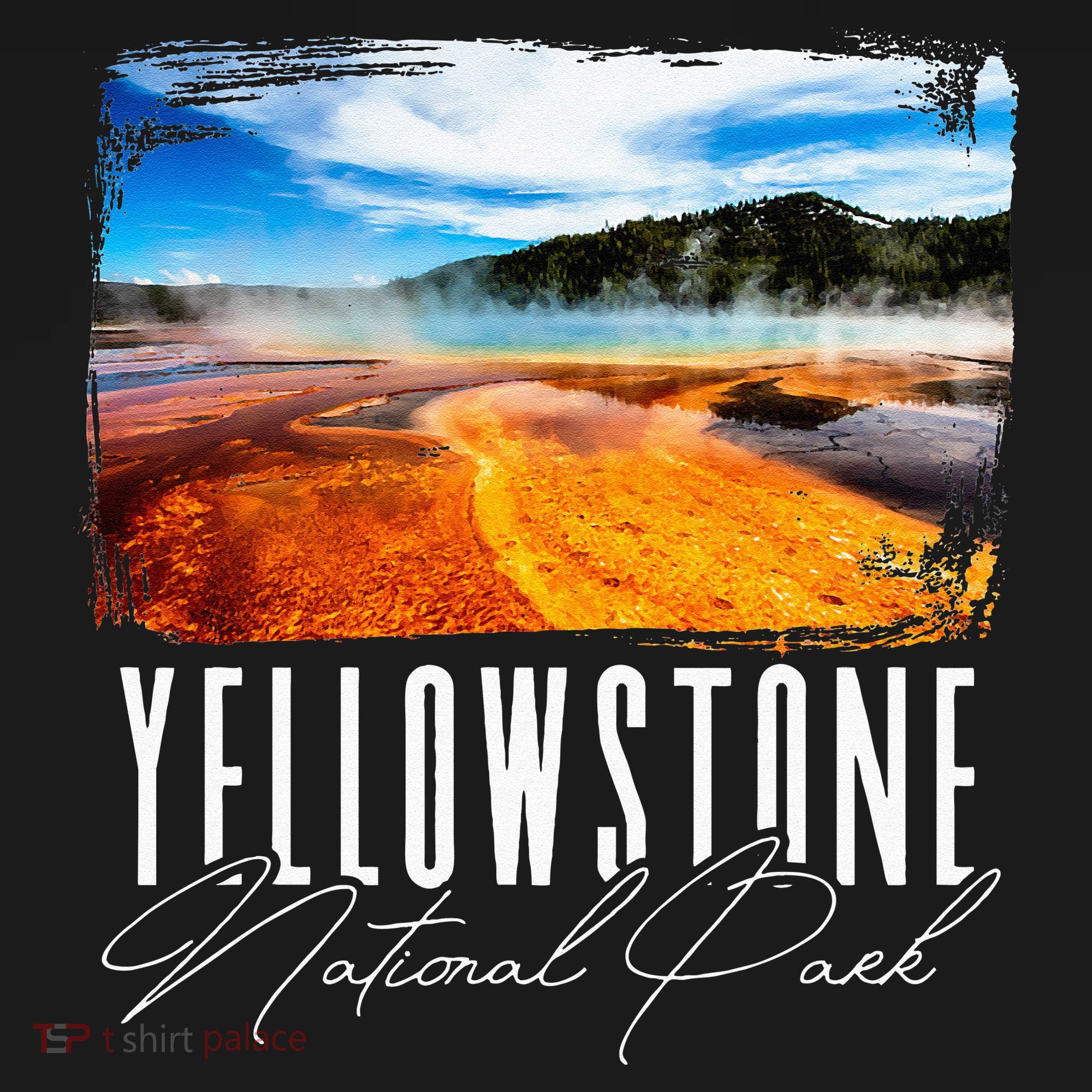 Yellowstone Yellowstone National Park Womens Funnel Neck Pullover Hood