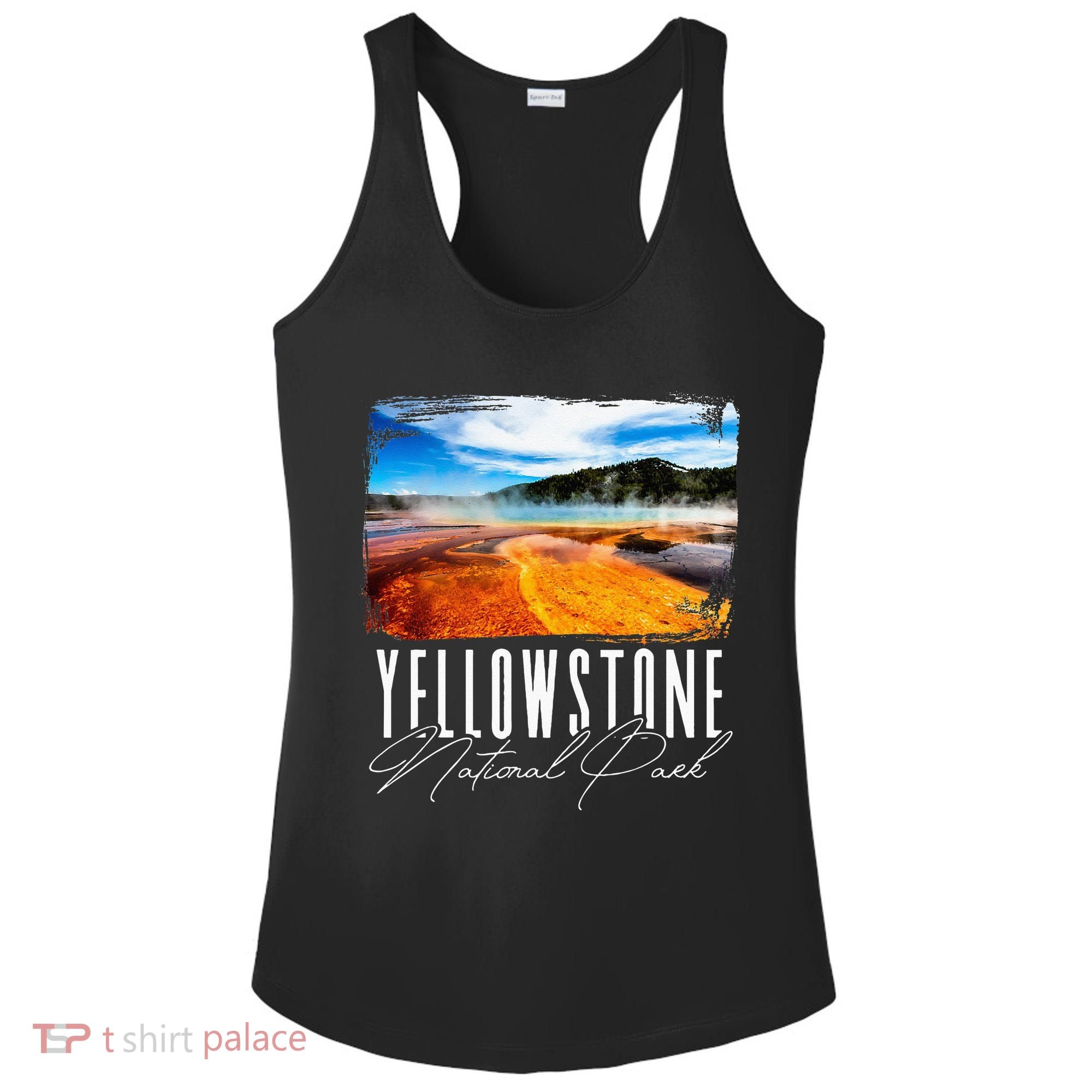 Yellowstone Yellowstone National Park Ladies PosiCharge Competitor Racerback Tank
