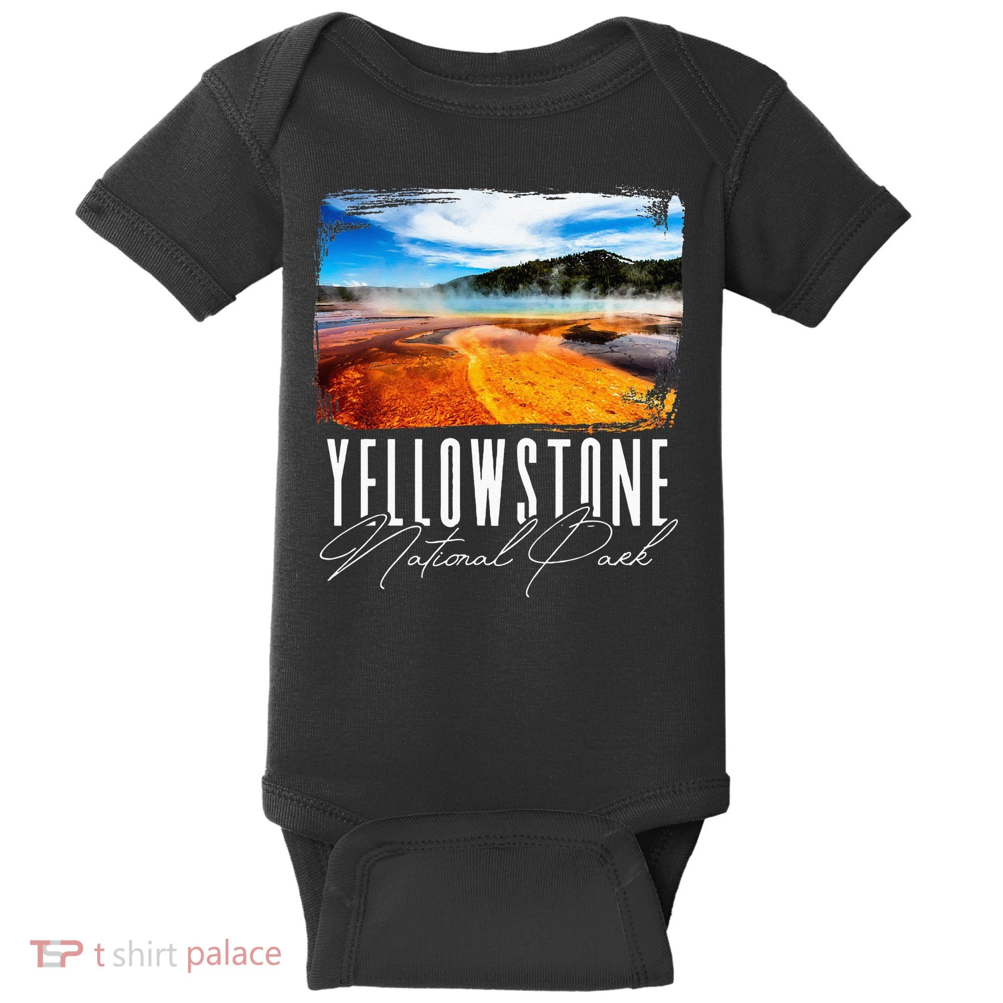 Yellowstone Yellowstone National Park Baby Bodysuit