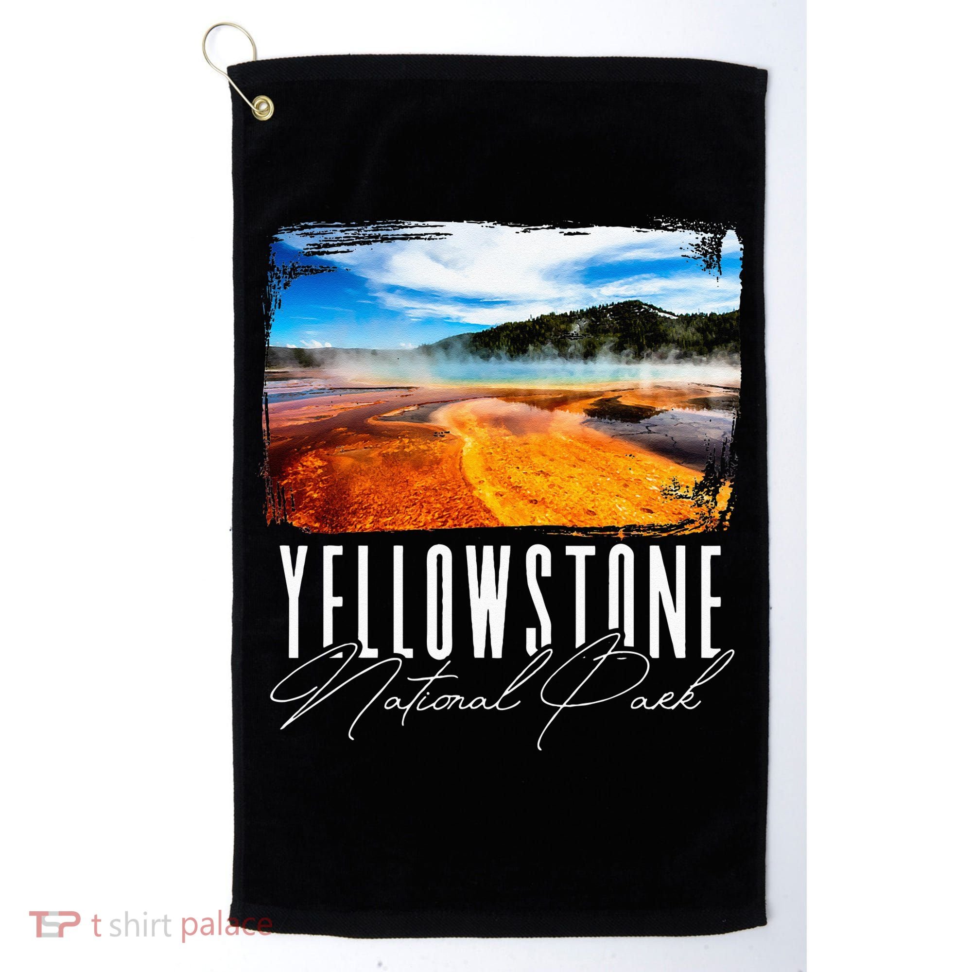 Yellowstone Yellowstone National Park Golf Towel