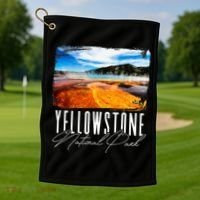 Yellowstone Yellowstone National Park Golf Towel thumb 1