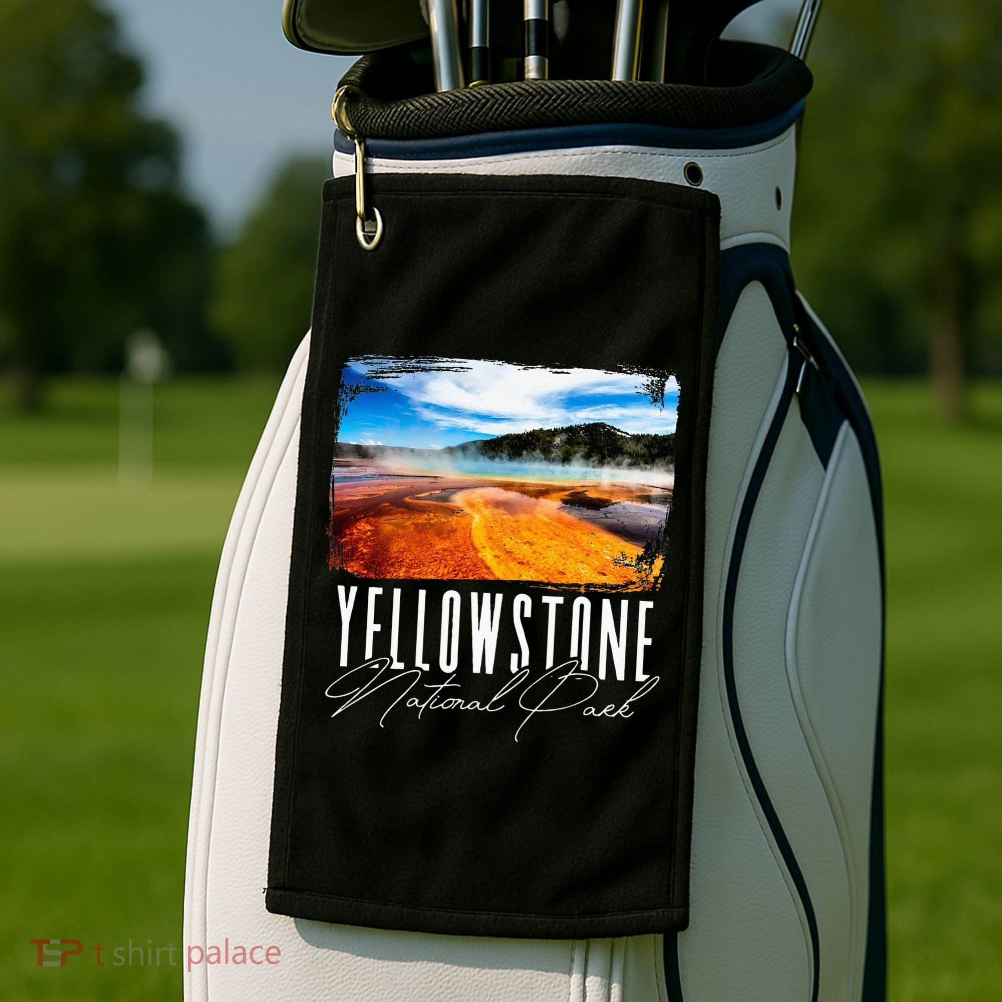 Yellowstone Yellowstone National Park Golf Towel