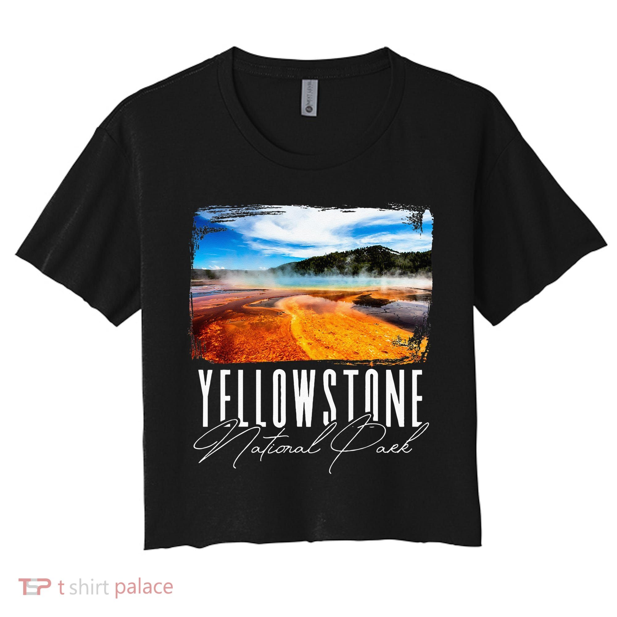 Yellowstone Yellowstone National Park Women's Crop Top Tee