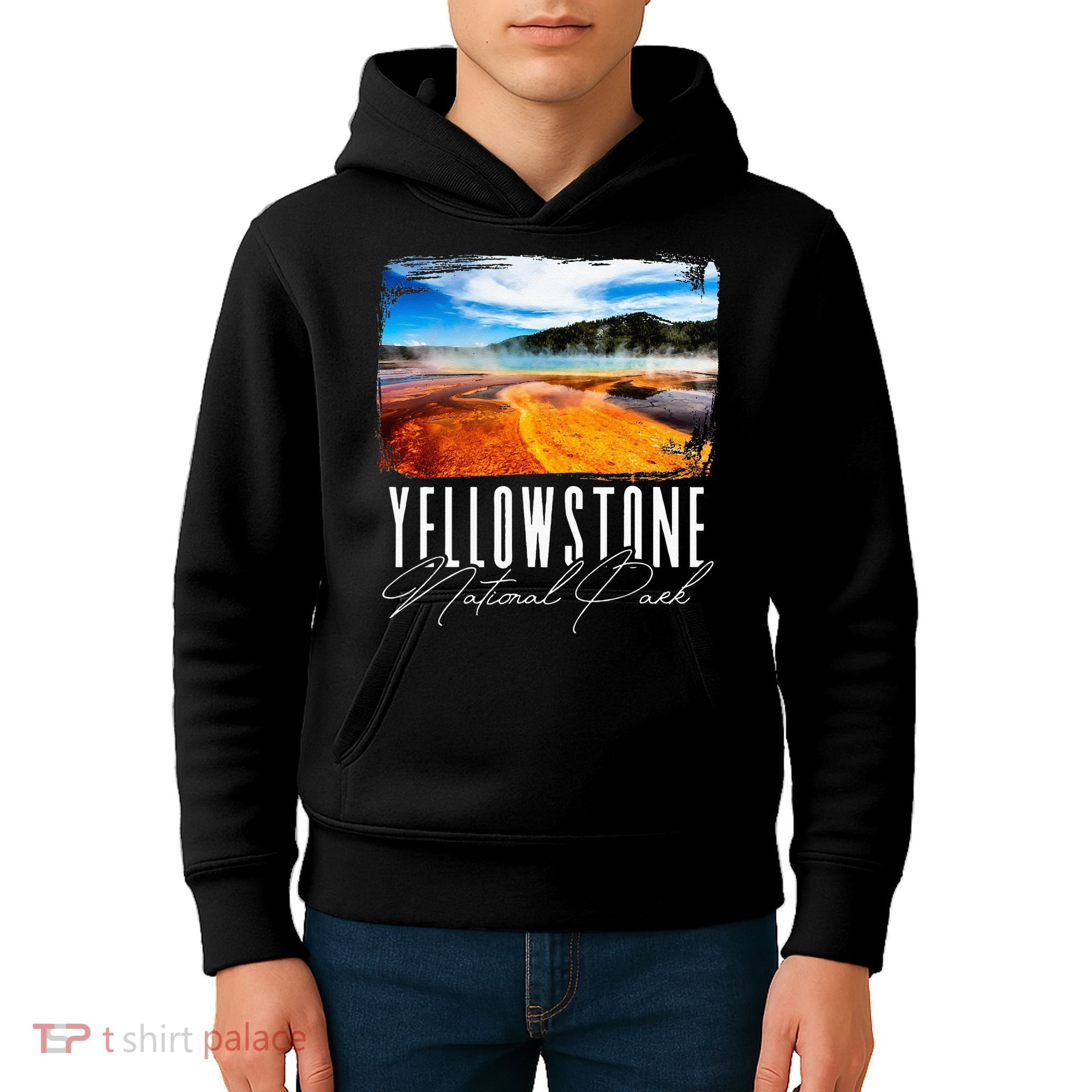 Yellowstone Yellowstone National Park Kids Hoodie
