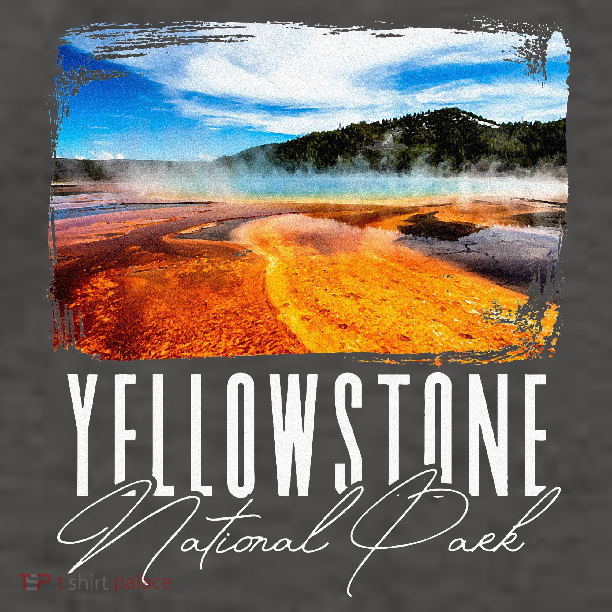 Yellowstone Yellowstone National Park Vector Backpack