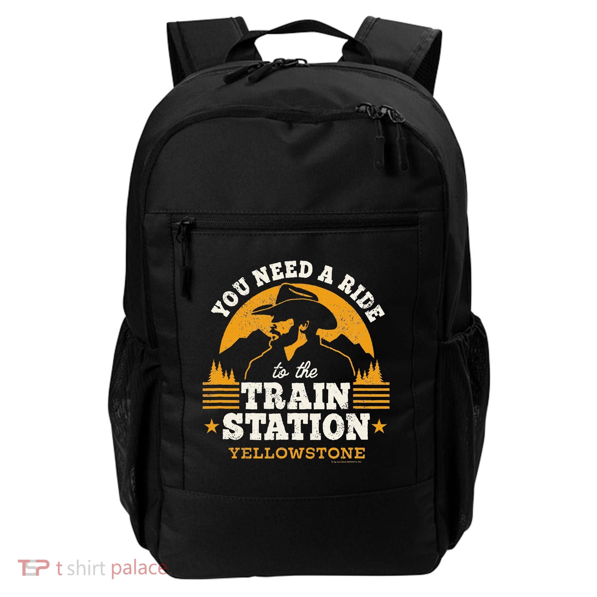 Yellowstone You Need A Ride To The Train Station Backpack