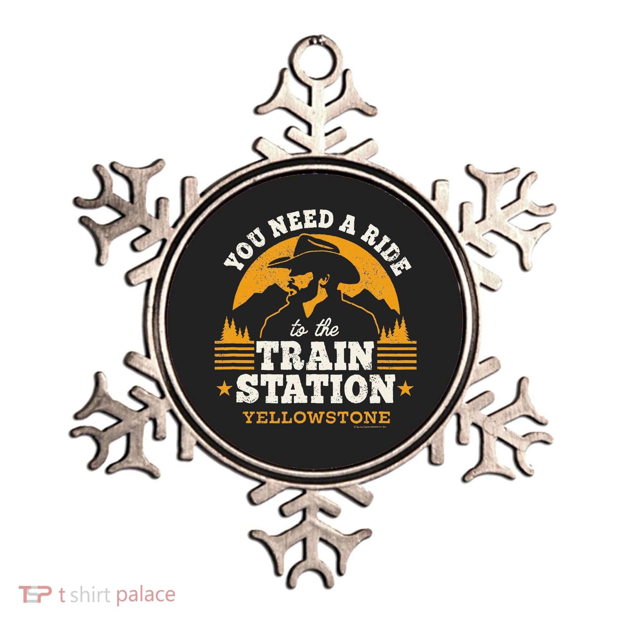Yellowstone You Need A Ride To The Train Station Ornament