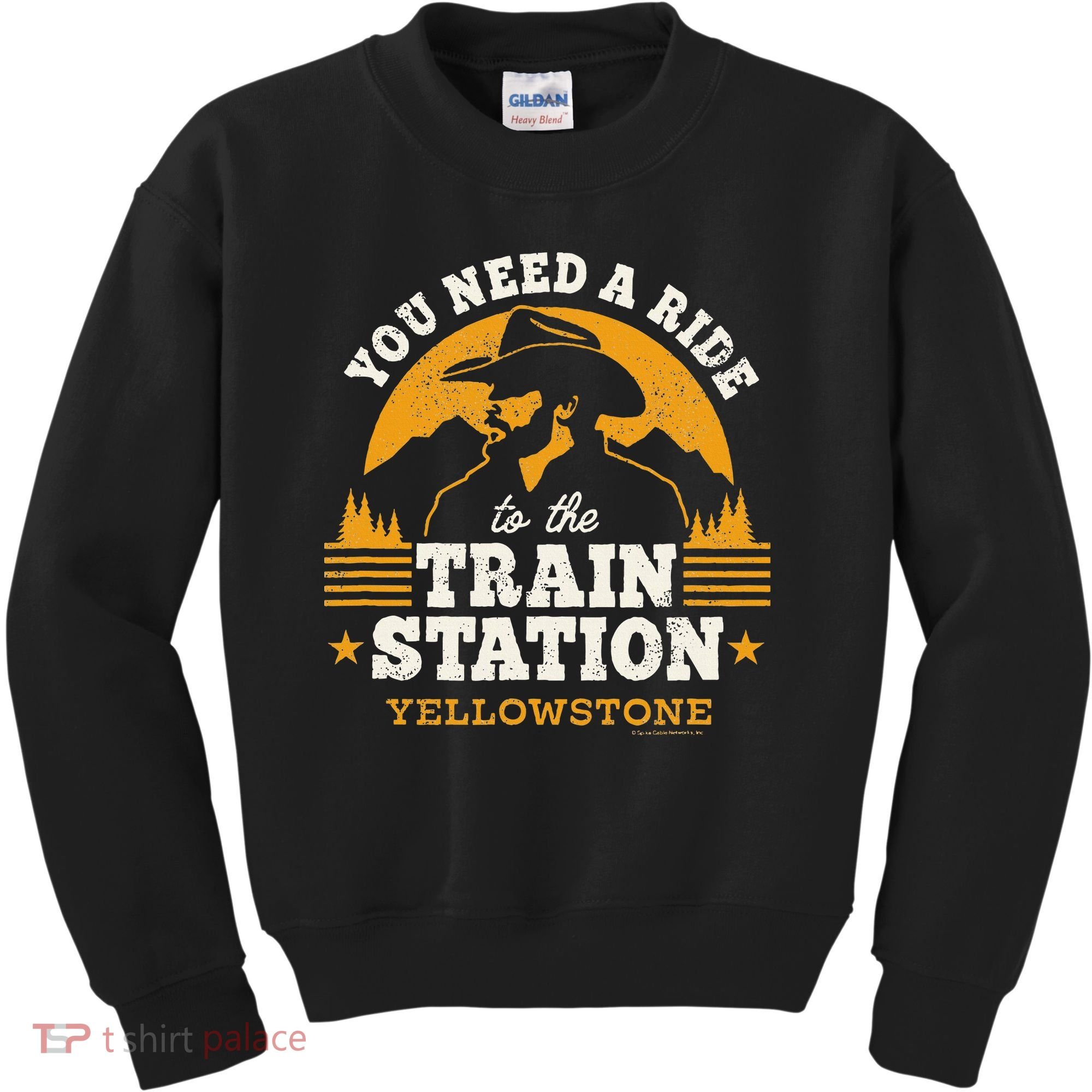 Yellowstone You Need A Ride To The Train Station Kids Sweatshirt
