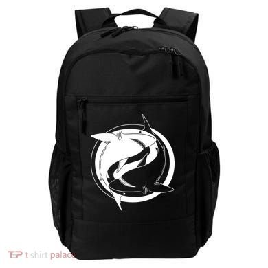 Ying Yang Shark Backpack