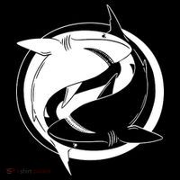 Ying Yang Shark Backpack thumb 2