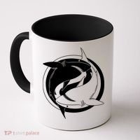 Ying Yang Shark Coffee Mug thumb 0
