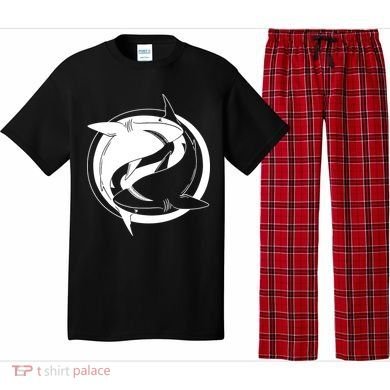 Ying Yang Shark Pajama Set