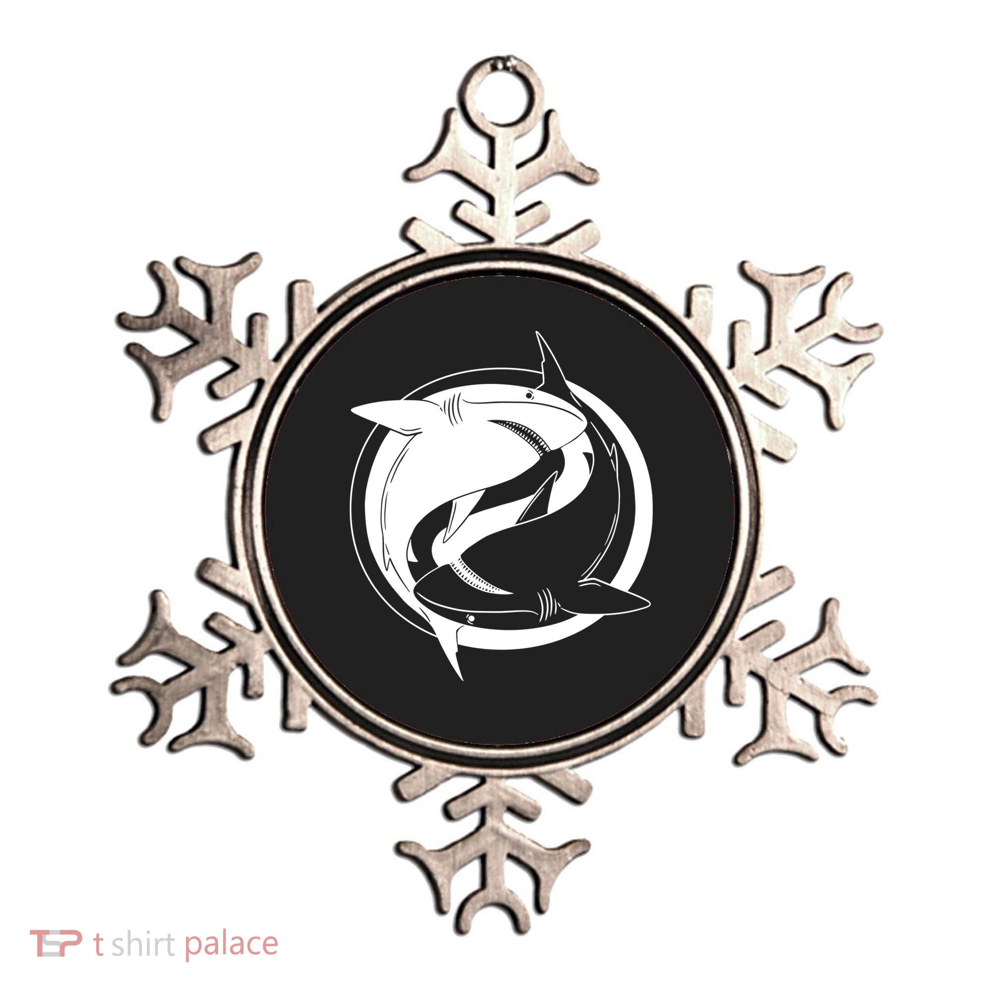 Ying Yang Shark Ornament