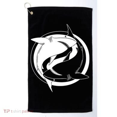 Ying Yang Shark Golf Towel