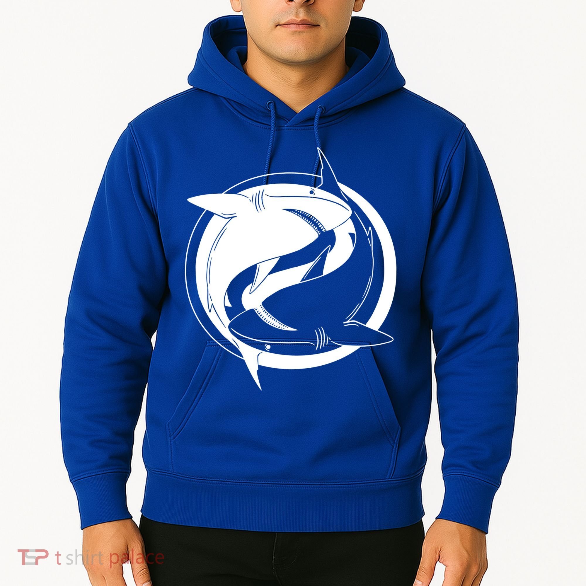 Ying Yang Shark Hoodie