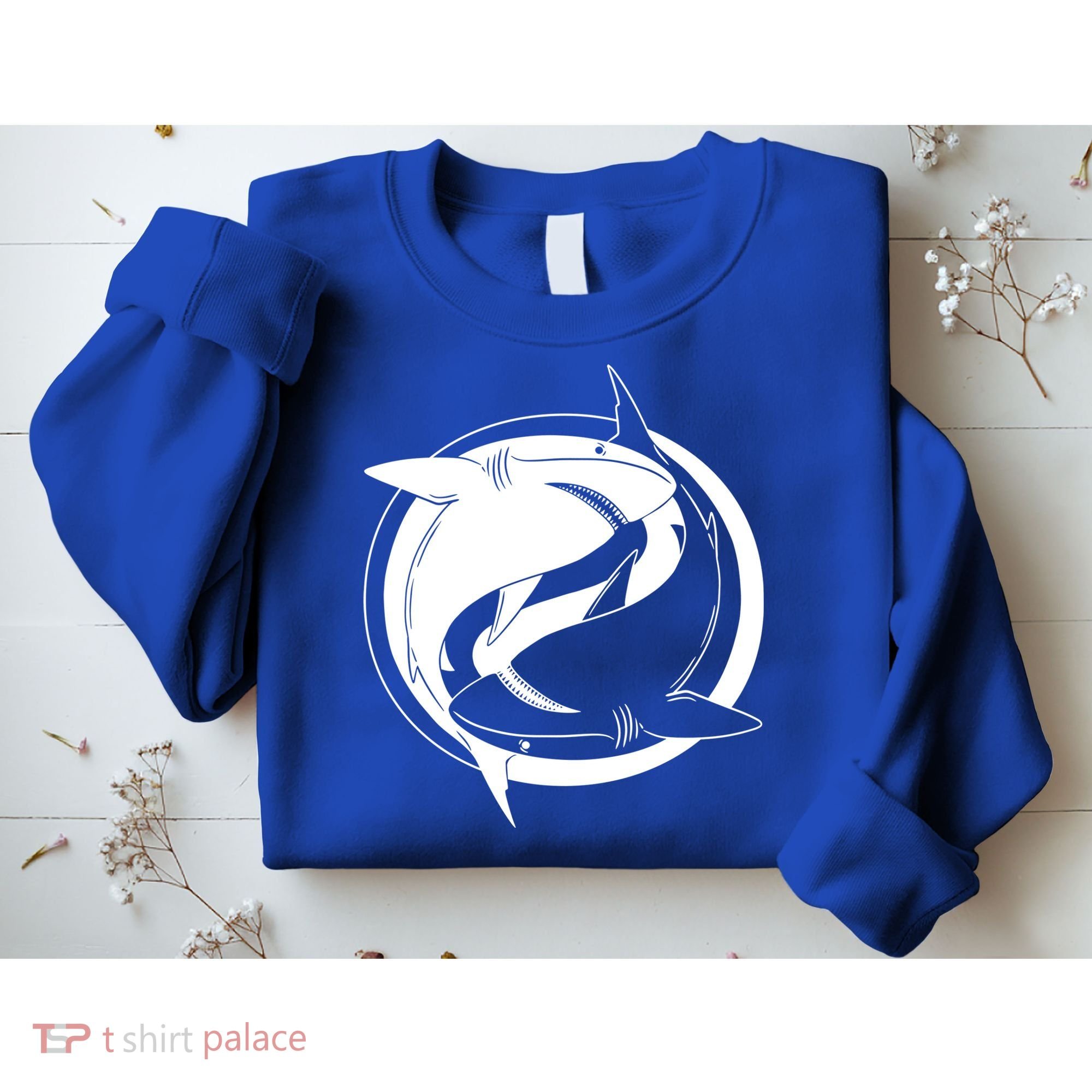 Ying Yang Shark Sweatshirt