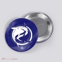 Ying Yang Shark Button thumb 0