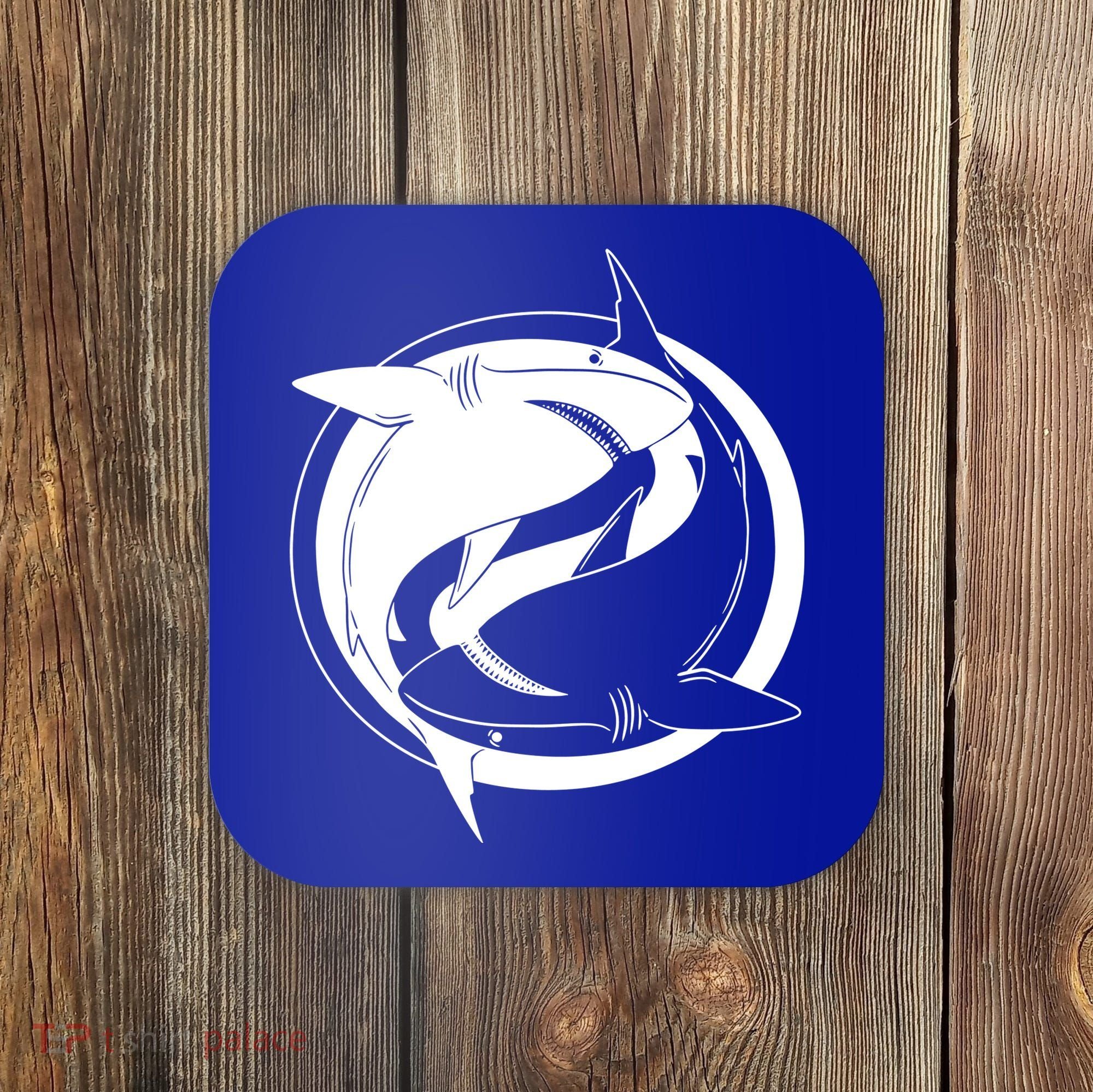 Ying Yang Shark Coaster