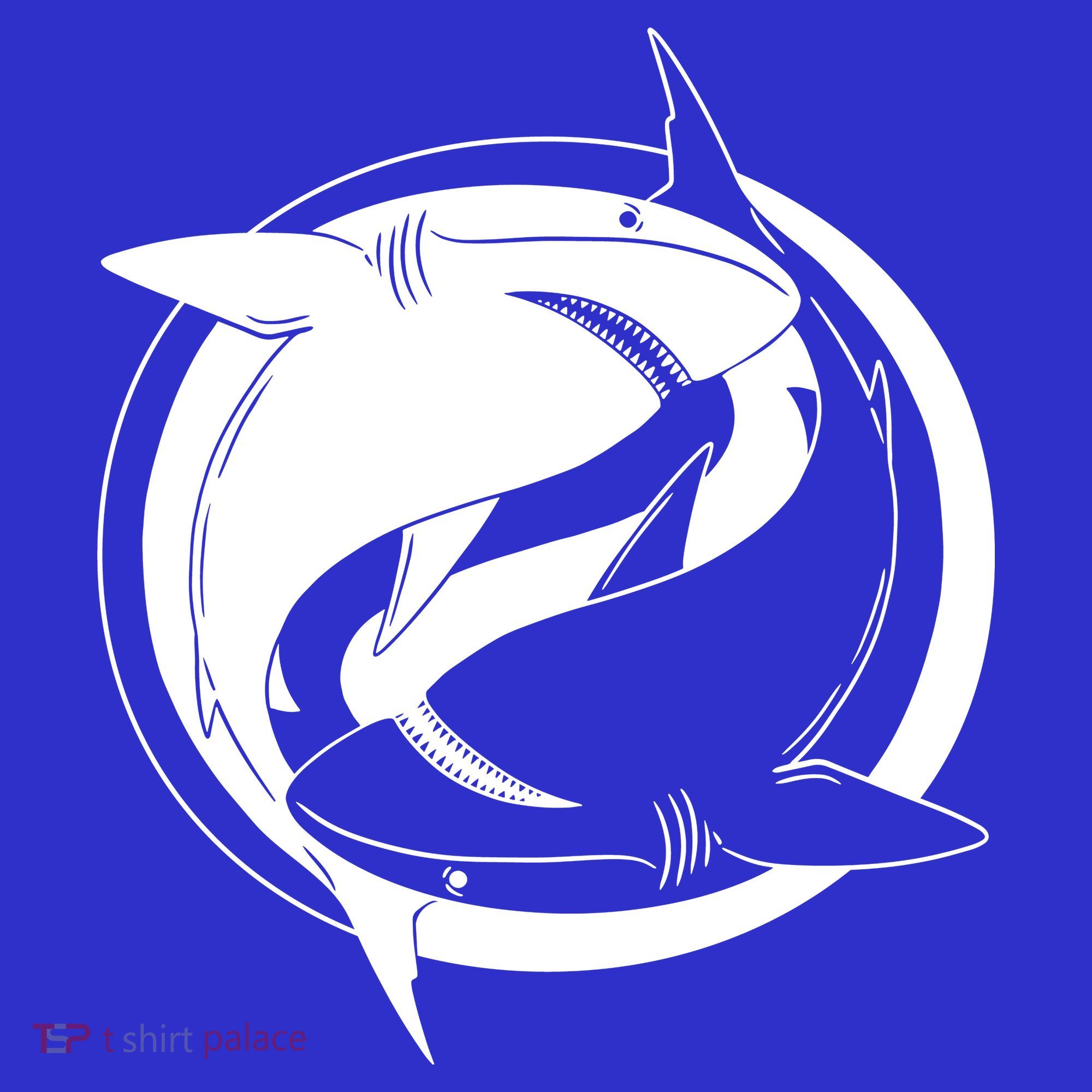 Ying Yang Shark Coaster